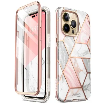 Pouzdro i-Blason Cosmo iPhone 14 Pro Marble Pink