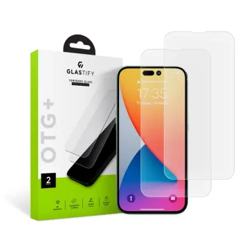 Tvrzené sklo GLASTIFY OTG+ 2-PACK iPhone 14 Pro Max čiré