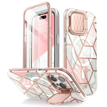 Pouzdro i-Blason Cosmo Mag iPhone 15 Pro Max - Marble Pink