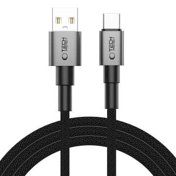 USB-A/USB-C kabel Tech-Protect UltraBoost DNA Type-C 15W/3A 2m Iron Grey