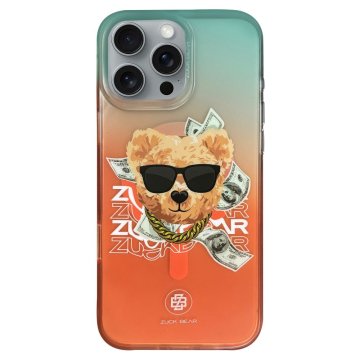 Pouzdro ZUCK BEAR Harold MagSafe iPhone 16 Pro - Orange