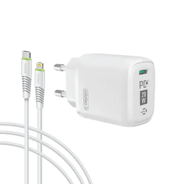 Nabíječka Intaleo TCGQPD120L 20W + USB-C/Lightning kabel