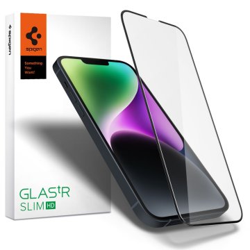 Spigen GLAStR SLIM HD Full Cover iPhone 16e / 14 / 13 Pro / 13