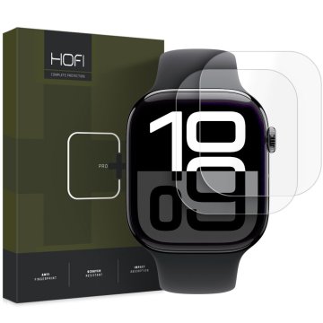 Fólie HOFI Hydroflex Pro+ 2-Pack Apple Watch Series 10 (46mm) čirá