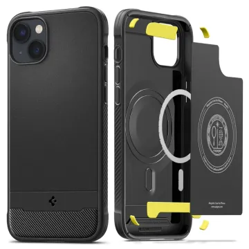 Pouzdro Spigen Rugged Armor MagFit iPhone 14 Plus / 15 Plus černé