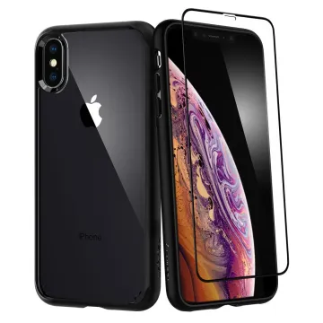 Ochranný kryt + sklo na displej Spigen Ultra Hybrid 360 na iPhone XS MAX