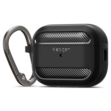 Pouzdro Spigen Rugged Armor Apple AirPods Pro 1/2 černé