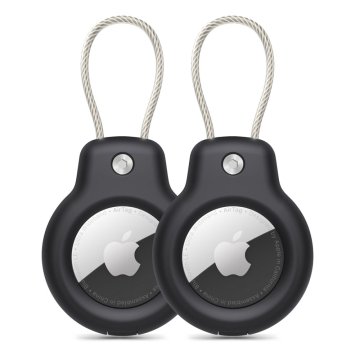 Tech-Protect Rough Vein 2-Pack Apple AirTag černá