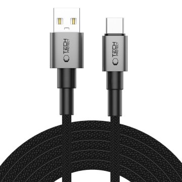 USB-A/USB-C kabel Tech-Protect UltraBoost DNA Type-C 15W/3A 3m Iron Grey