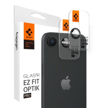 Ochrana objektivu Spigen GLAStR EZ FIT Optik Pro 2-Pack iPhone 16e černá