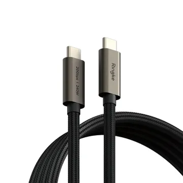 USB-C kabel Ringke RCC-20G10 USB 3.2 Gen 2x2 PD3.1 240W 20Gbps 1m černý