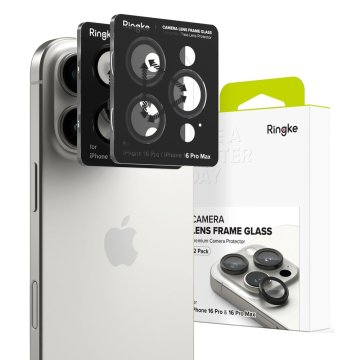 Ringke Camera Lens Farame Glass 2-Pack iPhone 16 Pro Max / 16 Pro