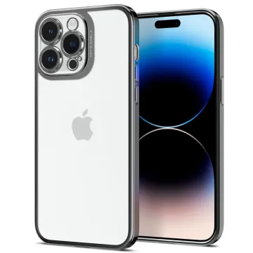 Spigen Optik Crystal iPhone 14 Pro Chrome Gray